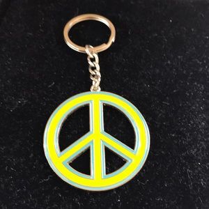 Peace Sign Key Chain